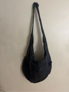 Leather sling bag
